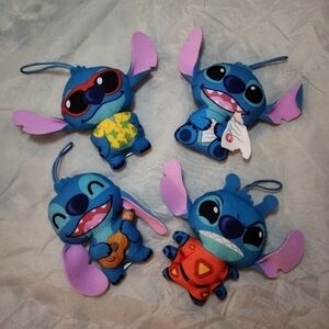 Lot of 4 Disney Lilo & Stitch McDonald’s Happy Meal Mini Plush Alien Toys NWOT